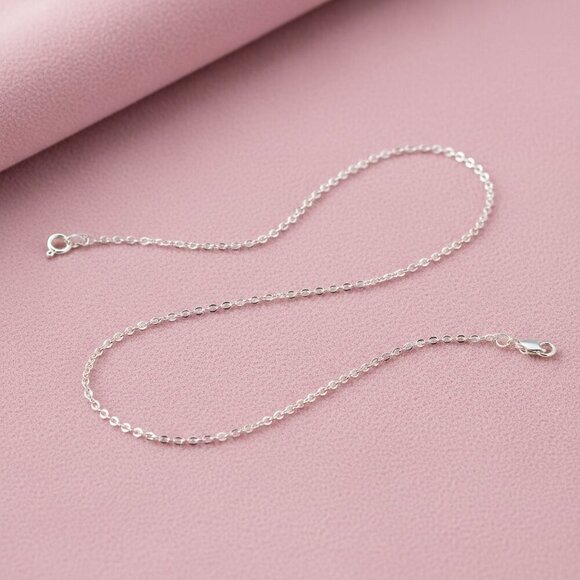 Jūratė Amber Jewelry - Italian 925 Sterling Silver Cable Chains